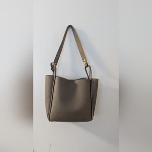 Chic Taupe Shoulder Bag